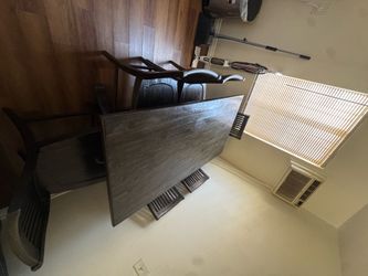 Table + 6 chairs/ storage & coffee table