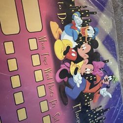 Vintage Disney Mickey Mouse & Friends Weekly Planner Board – Giftco 5472 – New, Unused.