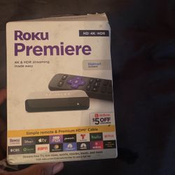 roku premiere 4k and HDR stick 