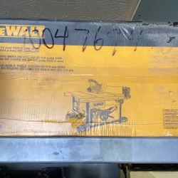 Dewalt 8 1/4 table saw with stand $400 firm brand new never used