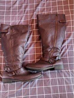 Right below the knee boots