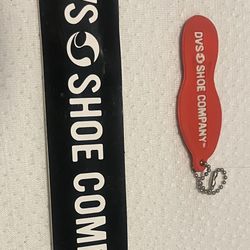 DVS sticker and keychain 