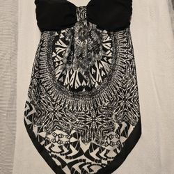 Strapless Bandana Top