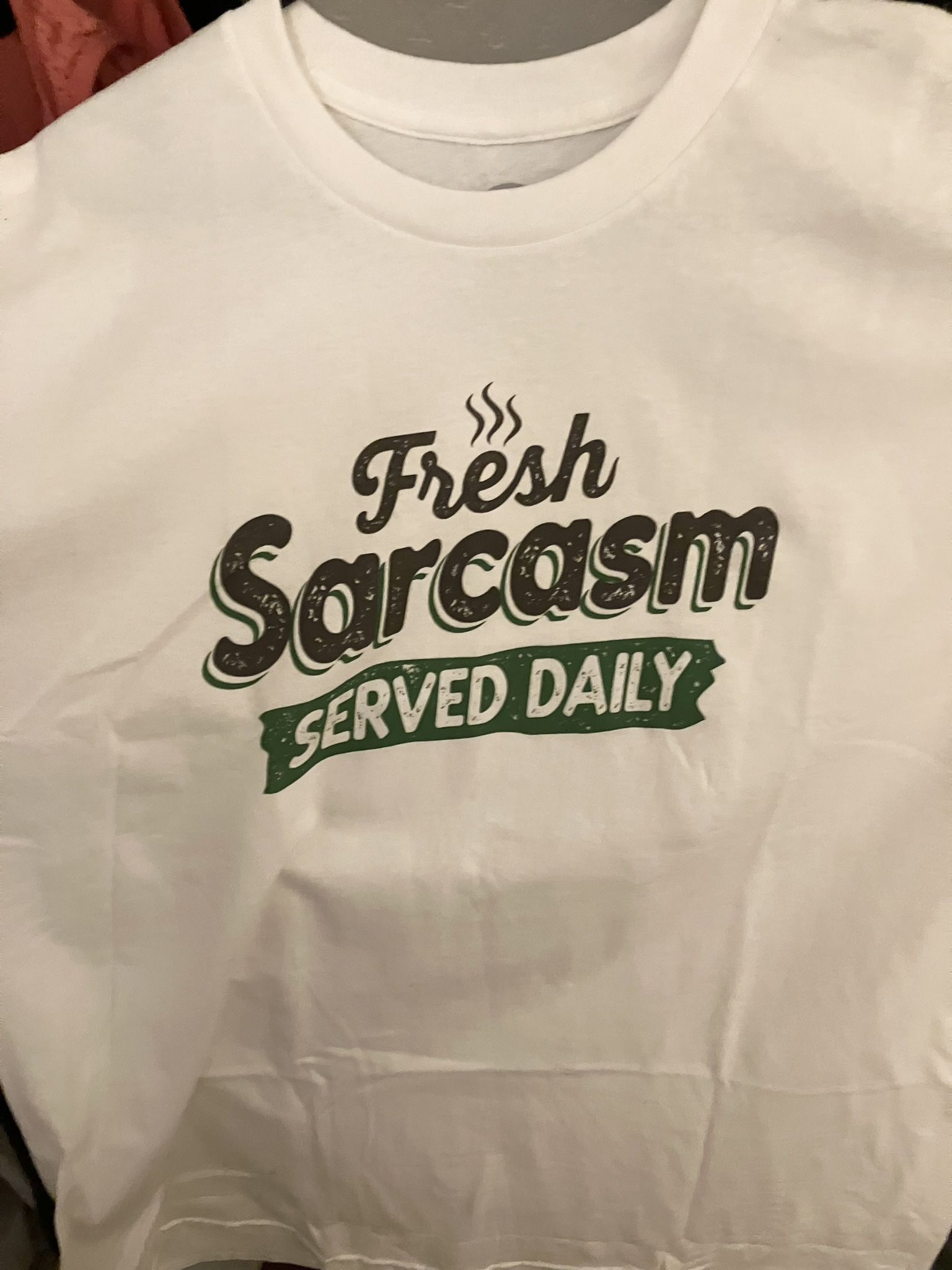 Brand New Mens Fresh Sarcasm T-shirts-Sizes 2X and 3X available only.