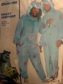 Spirit Halloween Monsters Inc. Sulley Adult Jumpsuit Costume