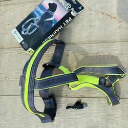 Flashing LED Pet Harness (Size: Large)