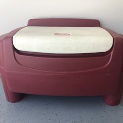 Little Tikes Maroon large Toy Box 