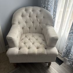 Beige Accent Chair