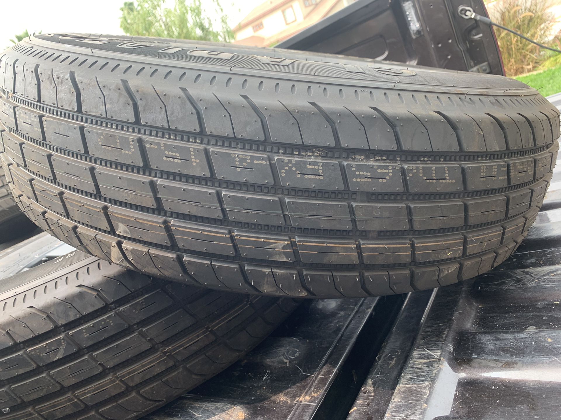 Rv ,toy hauler or utility trailer rims and tires for sale