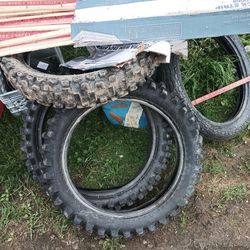 dirt bike tires $60 obo
