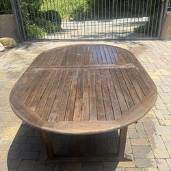 Free Teak Table and Chairs