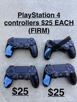 PlayStation 4 controllers $25 EACH (FIRM PRICE)