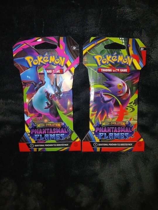 NEW Pokémon TCG Phantasmal Flames Sleeved Booster Packs 🔥