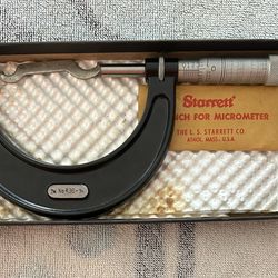Starrett 2-3” OD Micrometer