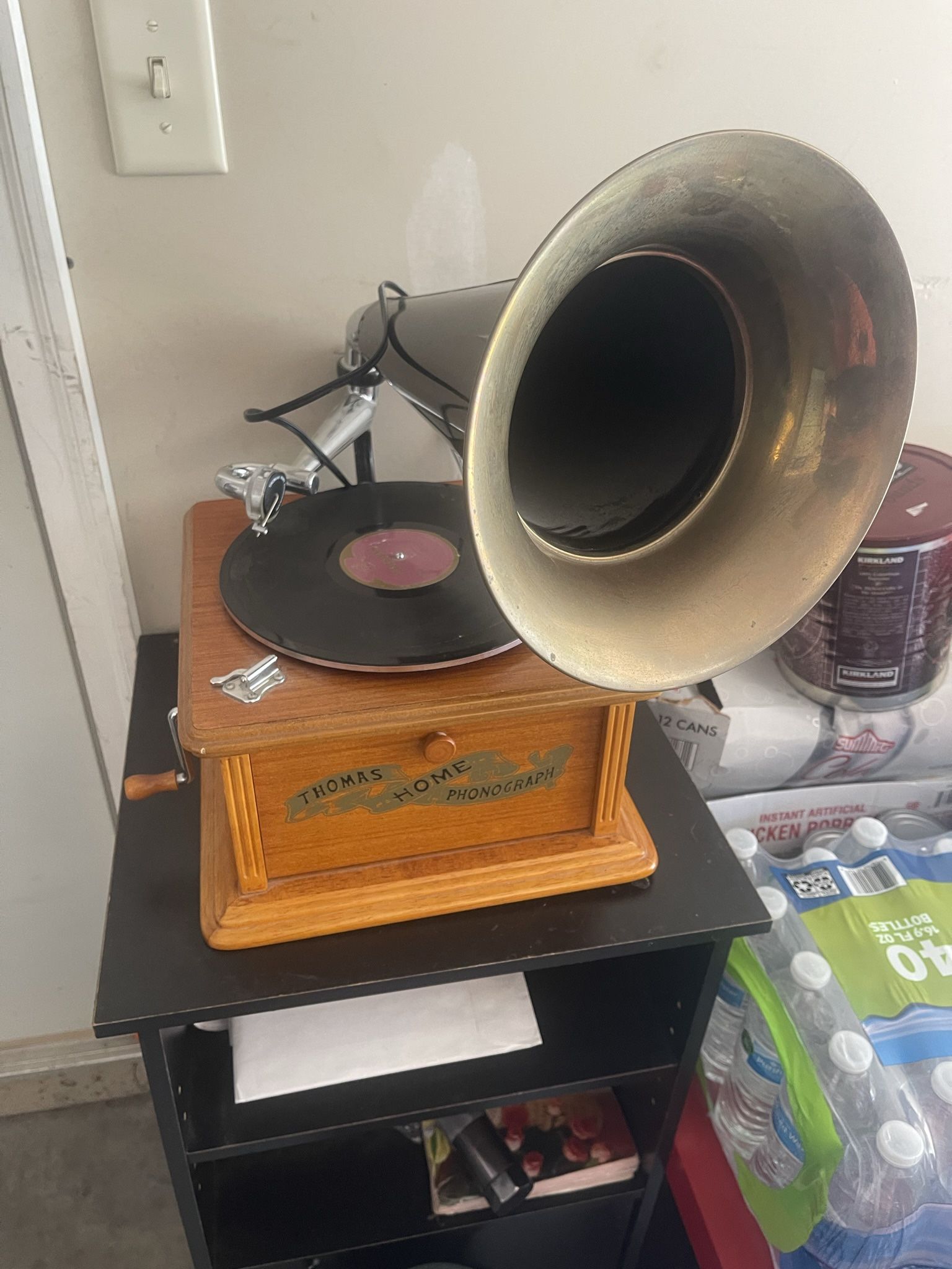 Fake Phonograph Play Radio And Tape