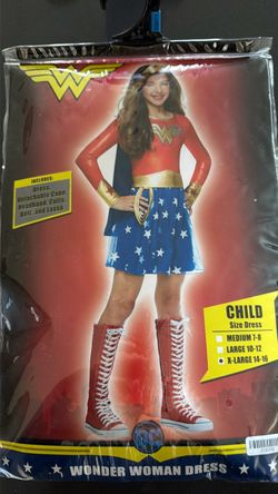DC Wonder Woman Child Costume X-Large 14-16