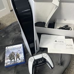 PS5 With God Of War Game 