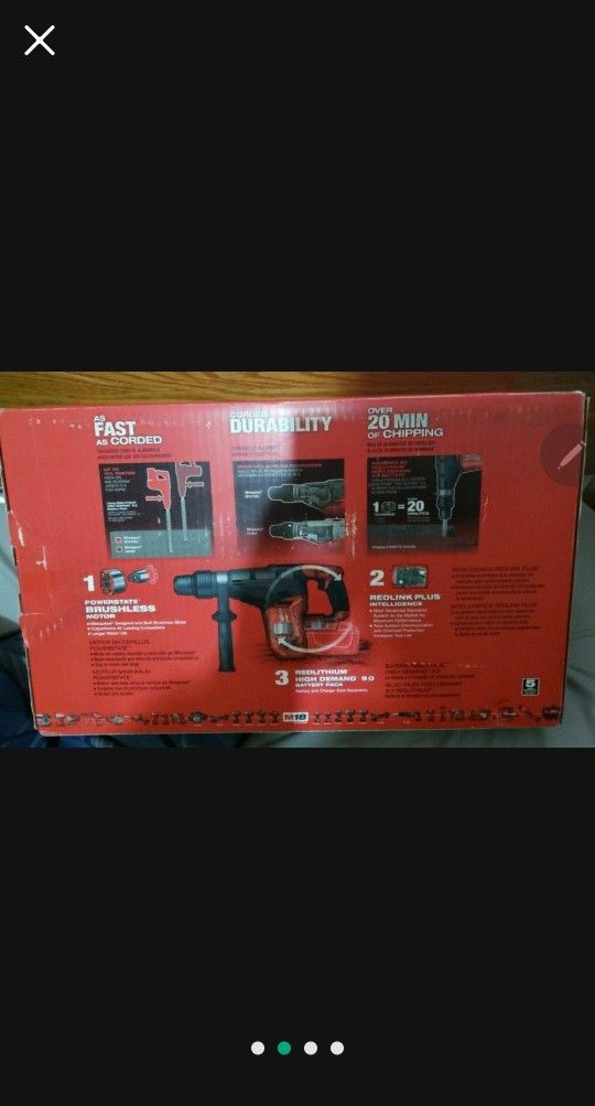 MILWAUKEE M18 SDS FUEL ROTARY HAMMER NEW 