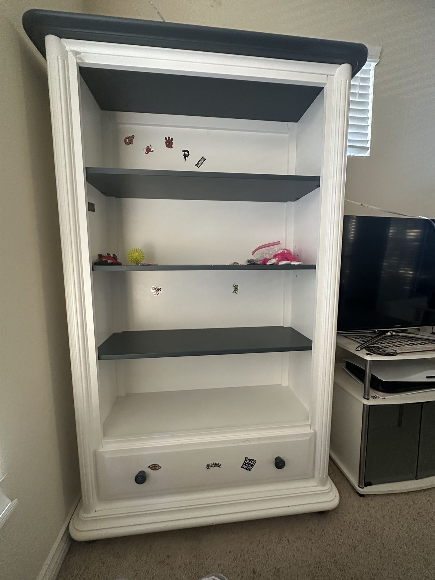 Bookshelf And Desk
