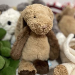 Jellycat Patchwork Bunny Brown BNWT