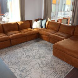 Sorely 8-Piece Upholstered Sectional Couch