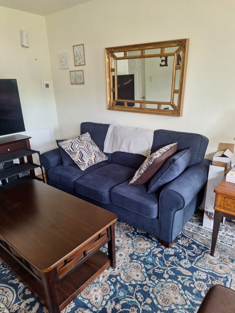 3 piece Blue Bobs Discount Furniture