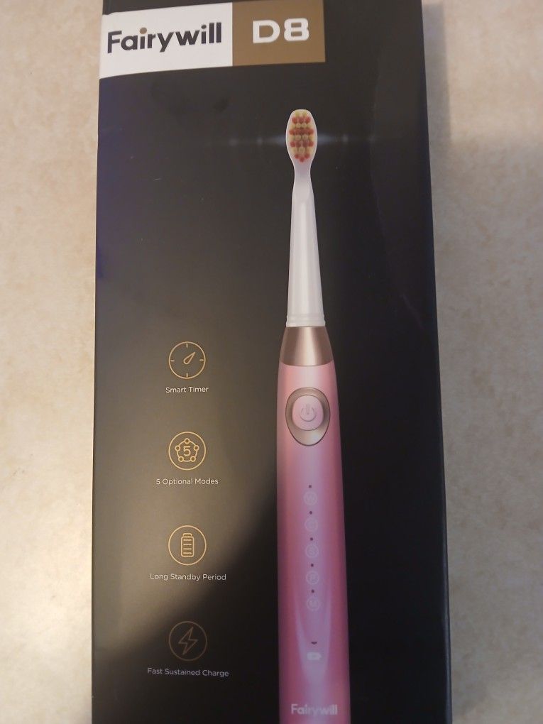 Brand New Pink Sonic Electric Toothbrush