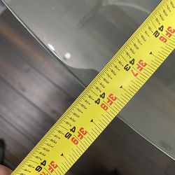 Metal table and 2 glass tops