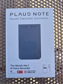 PLAUD NOTE Smart AI Voice Recorder - 64GB Blue - GPT-4o Powered
