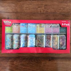 Pokemon Costco Prismatic Evolutions 8-Pack Mini Tins - Miscellaneous Cards & Products (MCAP)