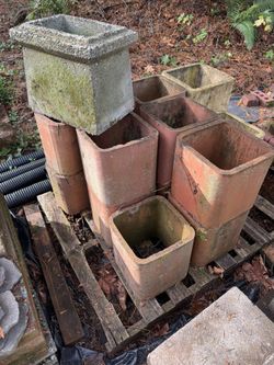 Flue Tile Liners & Old Concrete Chimney Cap