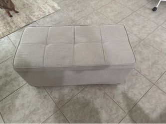 Gray Ottoman