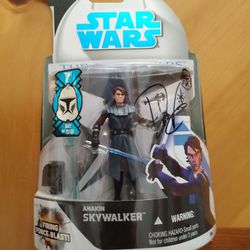 David Filoni Autograph On Clone Wars Anakin Skywalker Figure 