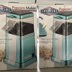 America Classics Popcorn Maker NIB