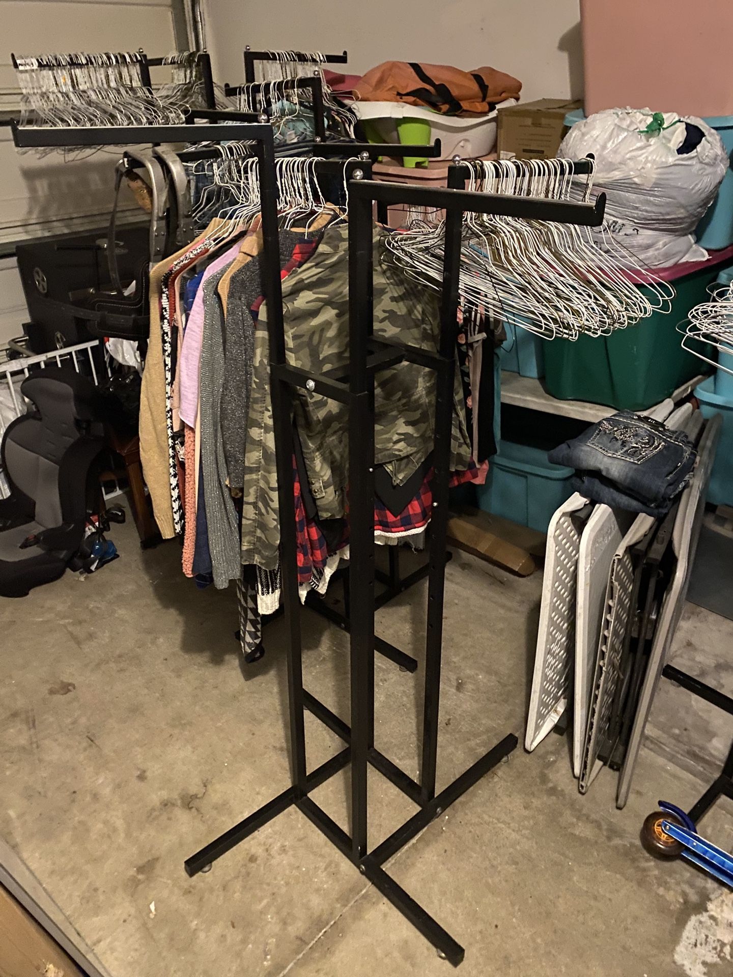 Metal 4 Way Clothing racks