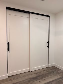 One panel shaker closets 72/80