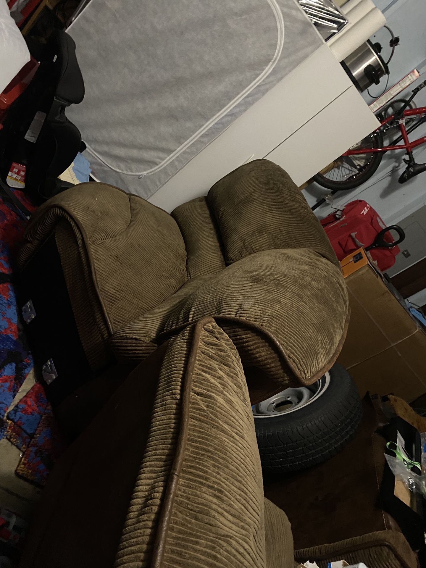 Brown Reclining Sectional