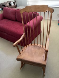 Rocking Chair, Nichols and Stone Windsor Style