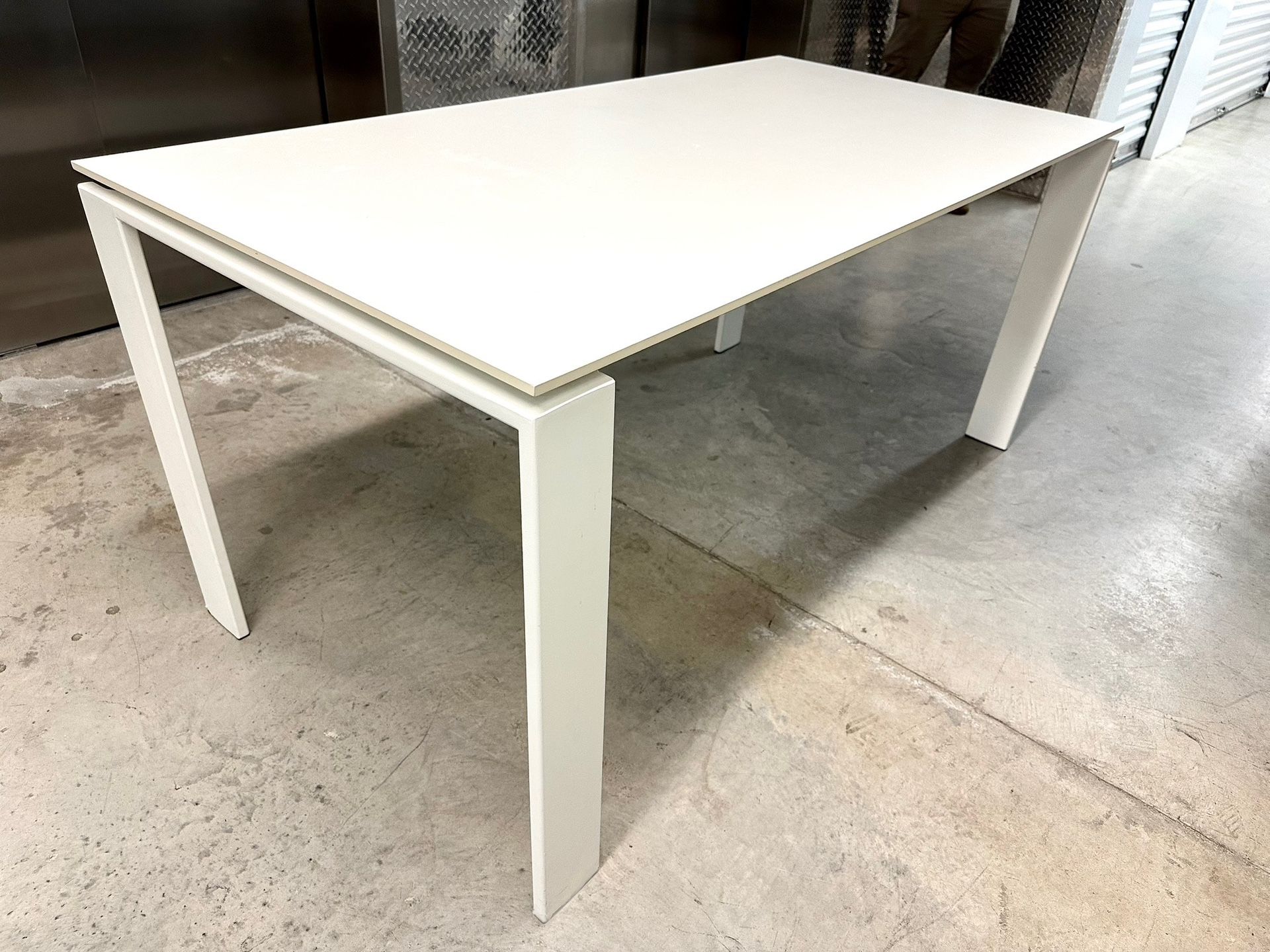 Kartell Indoor/ Outdoor Four Metal Dining Table designed by Ferruccio Laviani