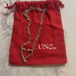 UNO de 50 Silver Pendant