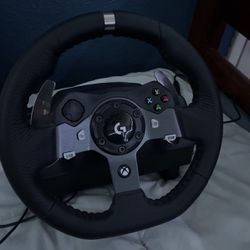  Logitech G920 Driving Force Racing Wheel for Xbox One/PC