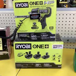 Ryobi Impact Wrench W. Battery Starter Kit