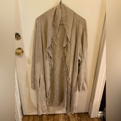 Style & Co Fringe Cardigan