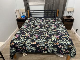 Queen Bed And Mattress Barely Used