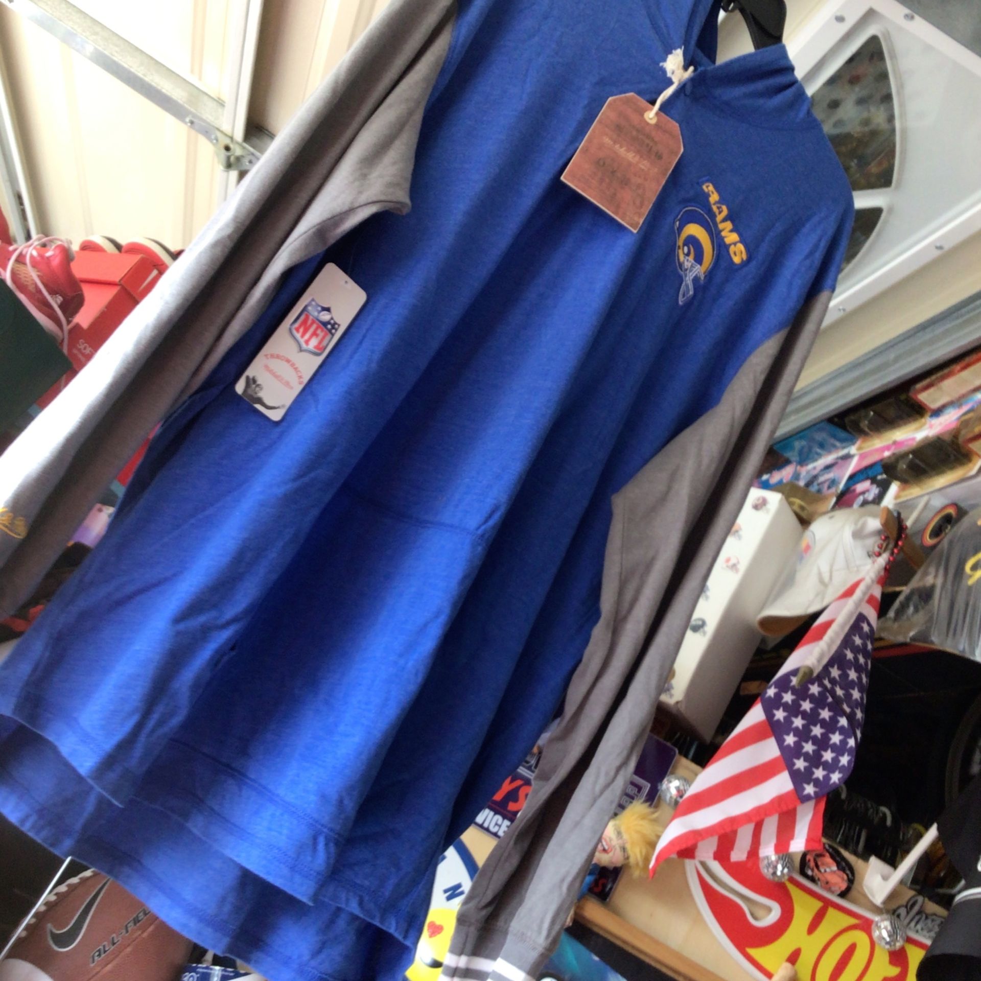 Rams Vintage Sweatshirt Hoodie Size adult 3XL