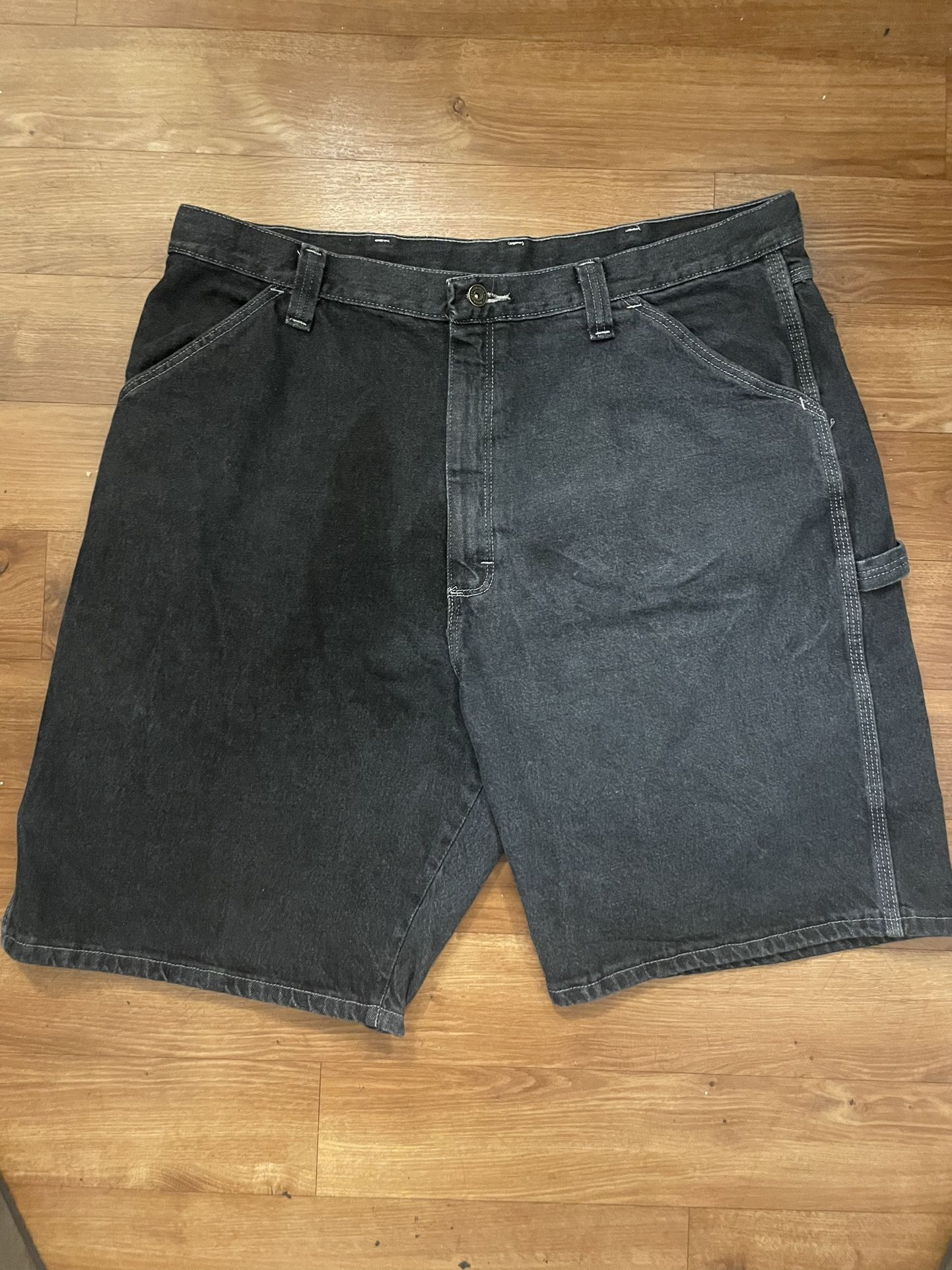 Wrangler Black Carpenter Jean Shorts