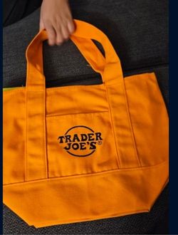 New Orange Trader Joe's Tote Bag