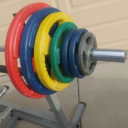 Body-Solid rubber grip plate set