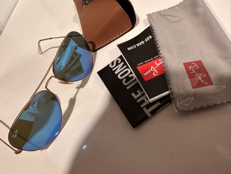 Brand New Blue Ray Ban Aviators