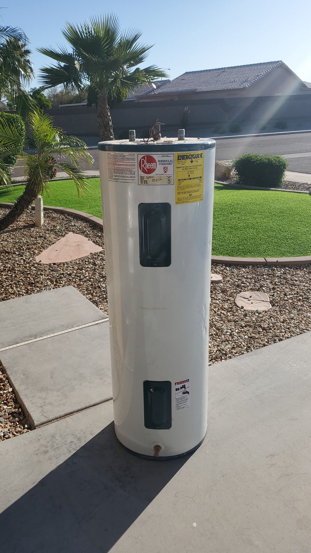50 gallon Rheem electric water heater